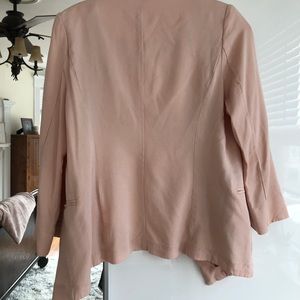 Blush pink blazer